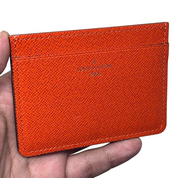Louis Vuitton Orange Cardholder Wallet - Picture 3 of 9